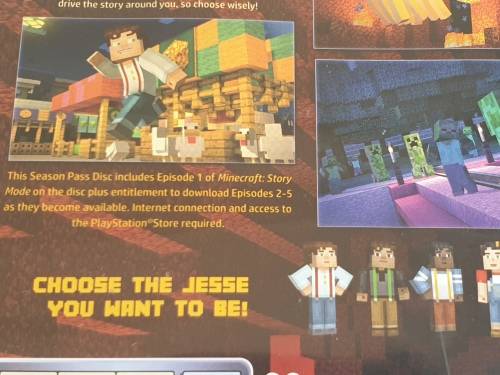 Minecraft Story Mode Season Pass Disc - PS3/Playstation 3 Game
