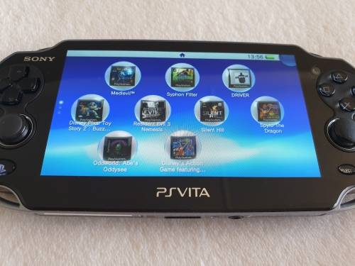 PS / Playstation Vita Console + 9 PS1 Games + 4GB Memory Card (Wifi)