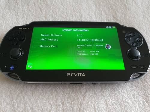 PS / Playstation Vita Console + 9 PS1 Games + 4GB Memory Card (Wifi)