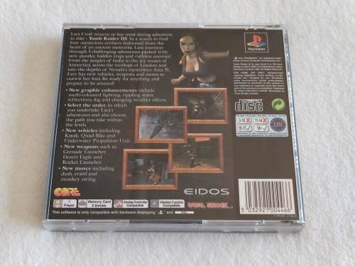 Tomb Raider III: Adventures Of Lara Croft - PS1 / Playstation One Game (PAL)