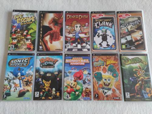 Playstation Portable Console And 10 Games (Model 1000 PSP)