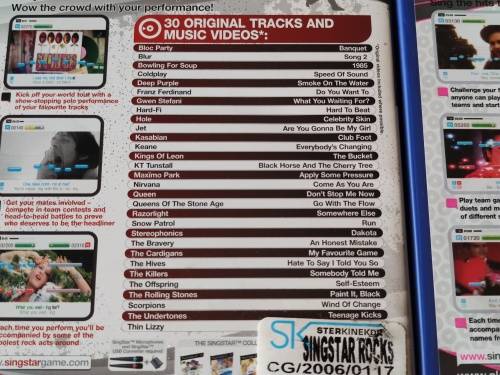 SingStar Microphones + PS2 SingStar Games - Playstation 2 (PAL)