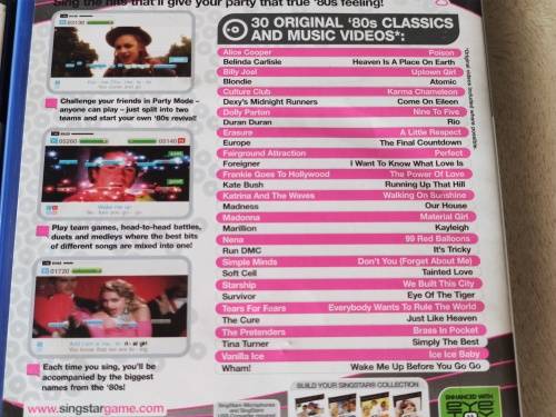 SingStar Microphones + PS2 SingStar Games - Playstation 2 (PAL)