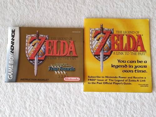 The Legend Of Zelda: A Link To The Past and Four Swords - Nintendo Game Boy Advance