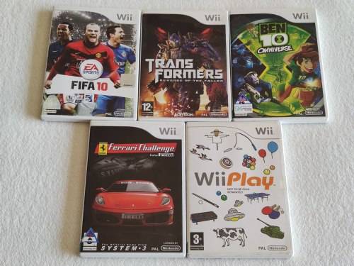Nintendo Wii Console + 5 Games