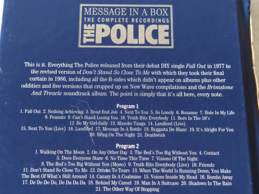 The Police Message In A Box - The Complete Recordings