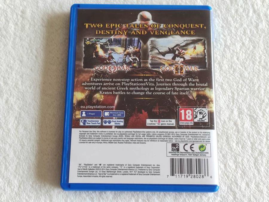 God Of War Collection - PS Vita Game