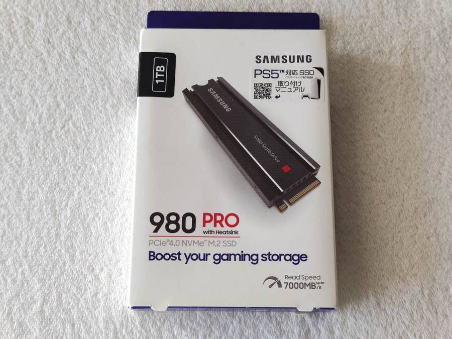 Samsung 980 Pro 1TB SSD & Heatsink - PCIe 4.0 NVMe M.2 SSD 7000MB/s - PS5 & PC