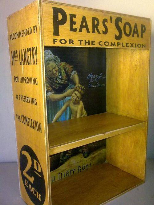 Pears wooden soap cabinet