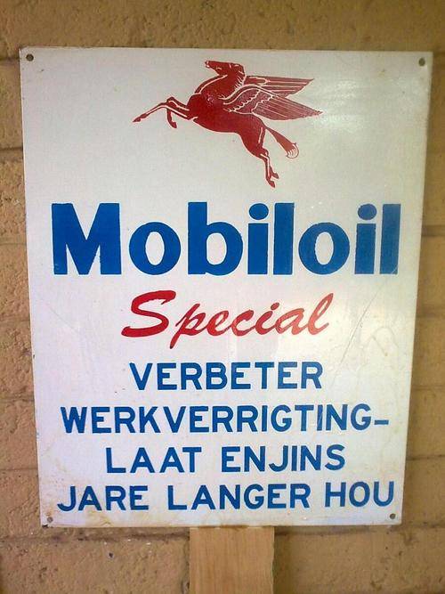 Mobiloil Pegasus Sign