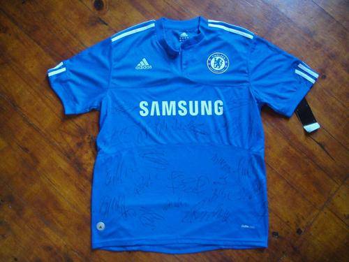 Chelsea 09/10 Team Signed Shirt with Certificate of Authenticity