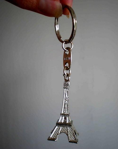 Eiffel Tower Keyring Key Chain Paris France Keyrings Silver Color Free Shipping Worldwide