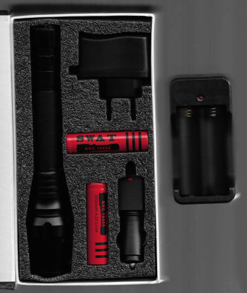 Rechargeable 2000 Lumens Torch