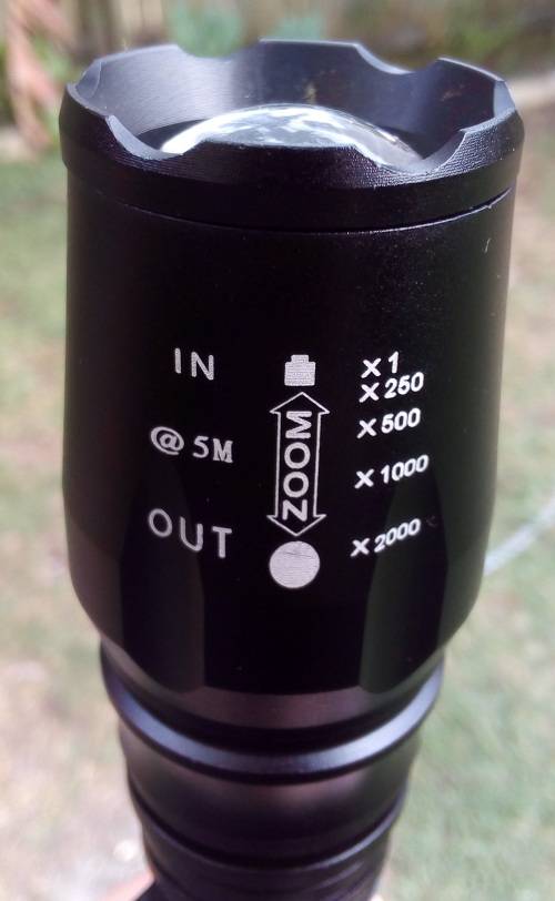 Rechargeable 2000 Lumens Torch