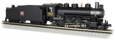 Bachmann HO SCALE STEAM LOCOMOTIVE PRAIRIE 2-6-2 WITH TENDER