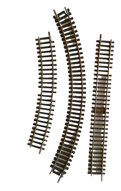 HO Train tracks - Retired Lot of Premium Train Track sections - Various Makes, Brass
