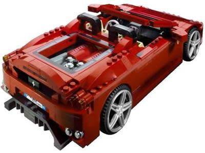 LEGO 8671 Ferrari 430 Spider 1:17 - Lego Racers 8671 Ferrari 430 Spider
