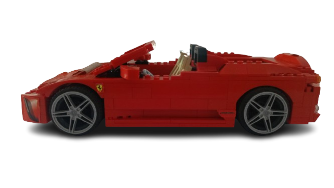 LEGO 8671 Ferrari 430 Spider 1:17 - Lego Racers 8671 Ferrari 430 Spider