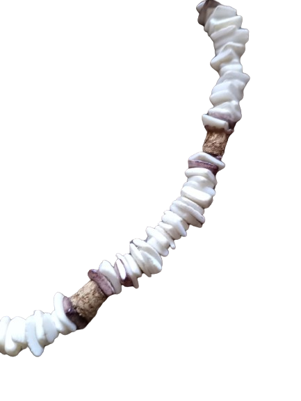 Stone Necklace - White