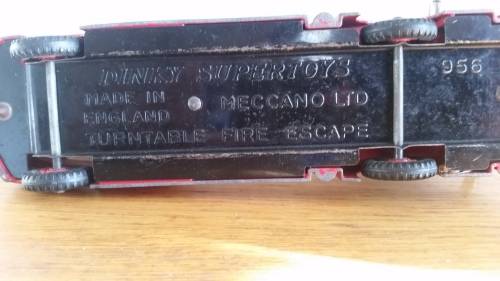 Dinky 956 Bedford Fire Escape