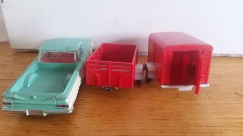 Dinky  #449 and448 Chevrolet El Camino and Trailers