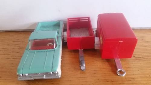 Dinky  #449 and448 Chevrolet El Camino and Trailers
