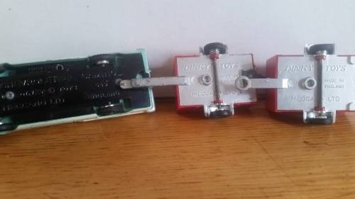 Dinky  #449 and448 Chevrolet El Camino and Trailers