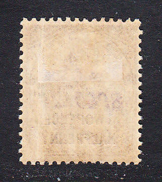 Natal 1890 QV 2 1/2d on 4d handstamped SPECIMEN , M/H       (SACC 105 , CV R 1100)