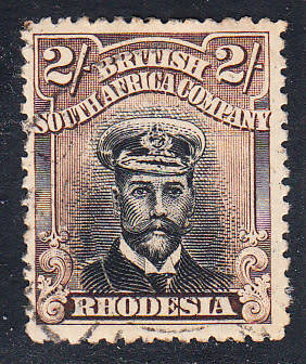 BSAC 1913 KG V 2s black & brown (Die III, Perf 14) , used           (SACC 273 , CV R350)