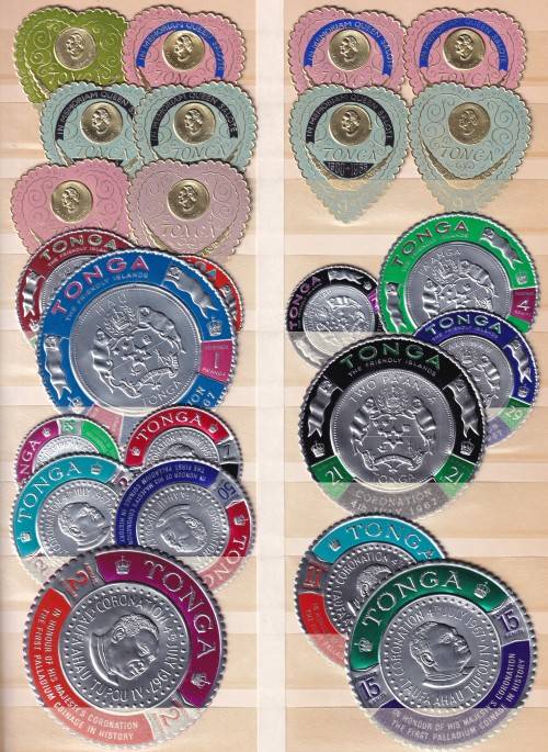 Sierra Leone , Tonga and Burundi in 8 page stock book , MINT ( 16 Scans )