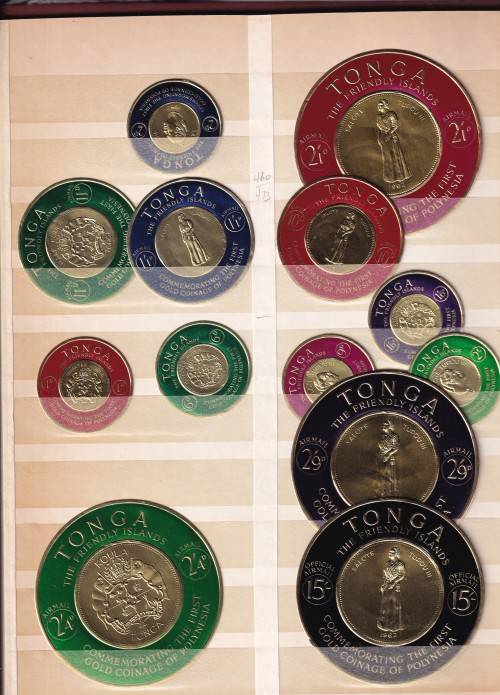 Sierra Leone , Tonga and Burundi in 8 page stock book , MINT ( 16 Scans )