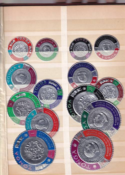 Sierra Leone , Tonga and Burundi in 8 page stock book , MINT ( 16 Scans )