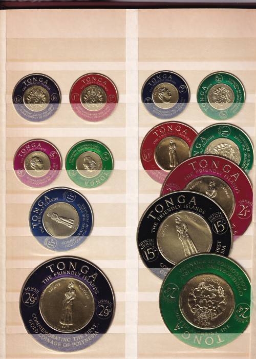 Sierra Leone , Tonga and Burundi in 8 page stock book , MINT ( 16 Scans )