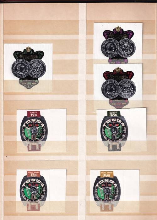 Sierra Leone , Tonga and Burundi in 8 page stock book , MINT ( 16 Scans )