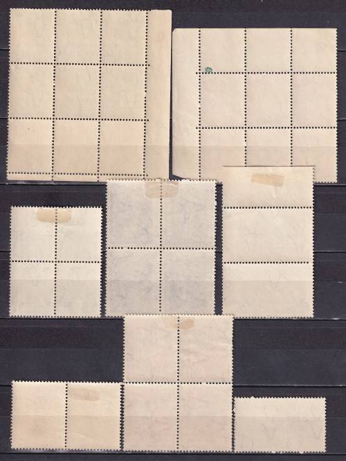 Union of South Africa 1941-42 Large War Effort set, M/H & MNH