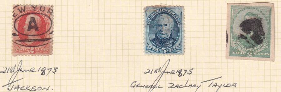 USA 1875> lot , used               (5 pages)