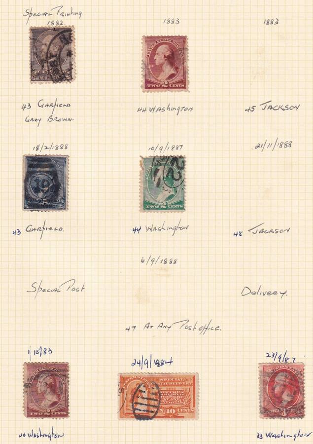 USA 1875> lot , used               (5 pages)