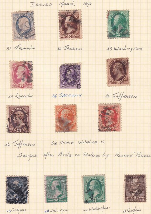 USA 1875> lot , used               (5 pages)