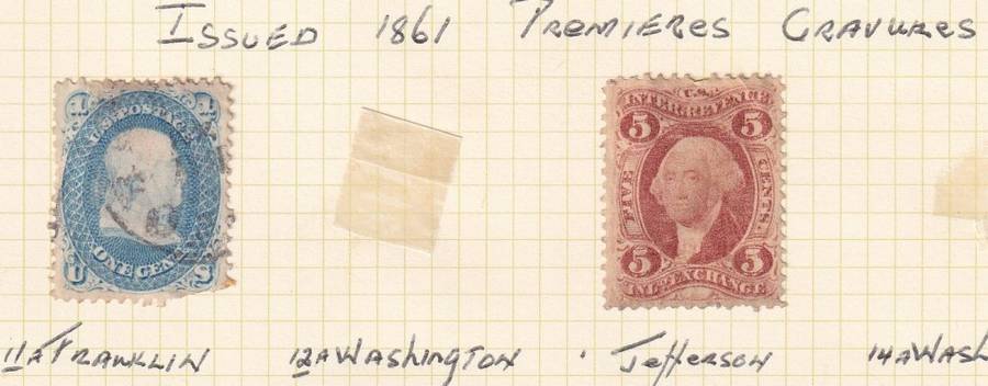 USA 1875> lot , used               (5 pages)