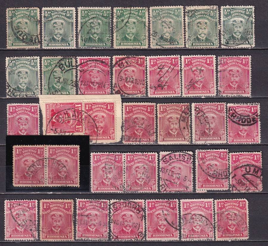 BSAC 1913 KG V lot , used          (3 scans, CV R1400)