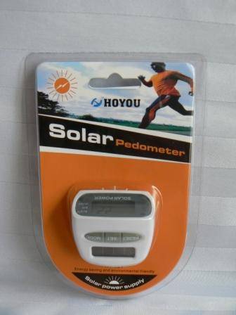 Solar Pedometer (Step Count) Counter for Health and good life
