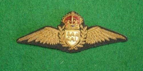 SA Airways, Badge Qualification Breast Pilot
