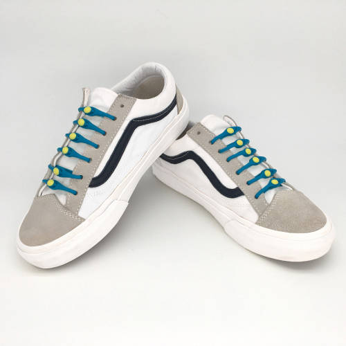 Dare to Be Epic No Tie Shoelaces Combo - Black, Blue, Grey