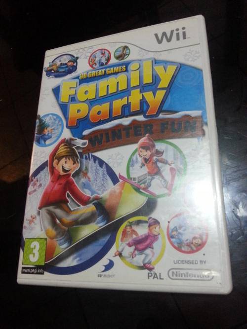 STOP!!!!! CRAZY R1 Auction - Family party - Winter fun for Wii