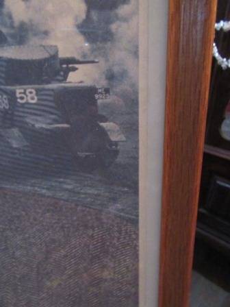 Vintage Winston Churchill Poster " Lets Go Forward Togeather"