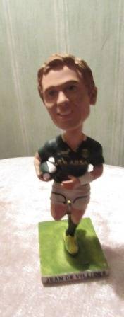 Jean De Villiers Springbok Wobbler Figurine