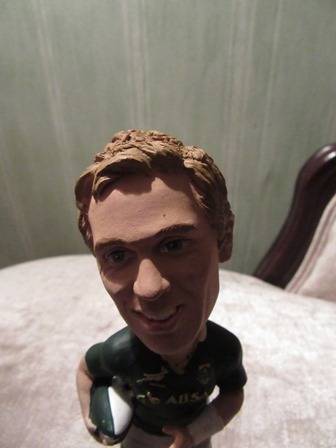 Jean De Villiers Springbok Wobbler Figurine