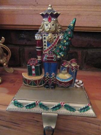 Decorative Cast Metal Christmas Hooks - Christmas Nutcracker