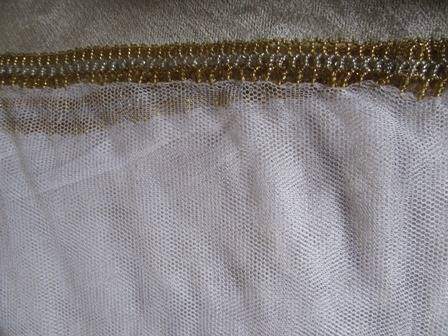 Vintage Beaded Food Net