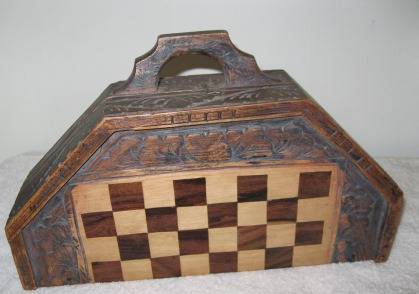 Wooden Chess Set & Backgammon